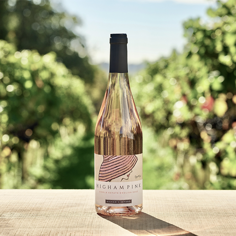 Bottle of Higham Pink Rosé