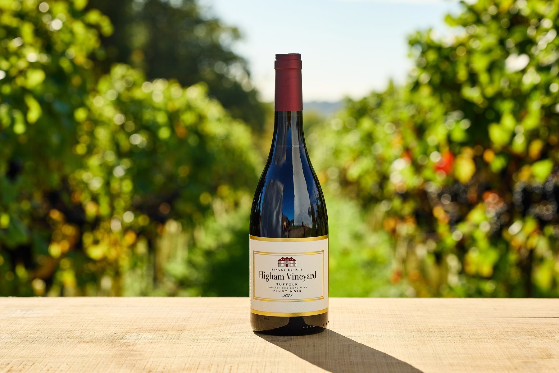 Bottle of Higham Single Estate Pinot Noir
