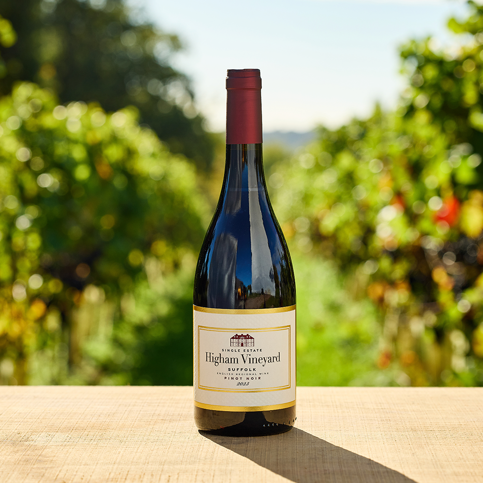 Bottle of Higham Single Estate Pinot Noir
