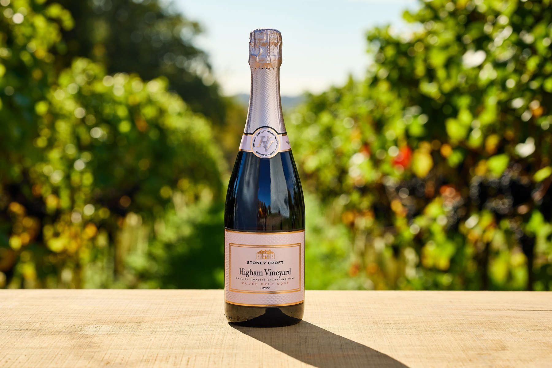 Bottle of Higham Cuvée Brut Sparkling Rosé