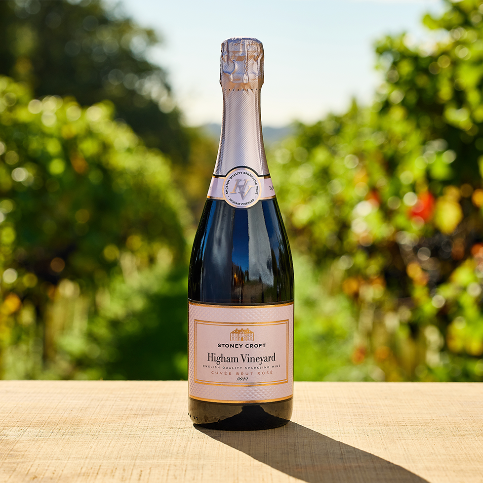 Bottle of Higham Cuvée Brut Sparkling Rosé